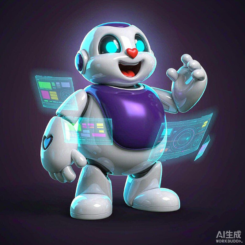 超能智能助手 AI 机器人吉祥物